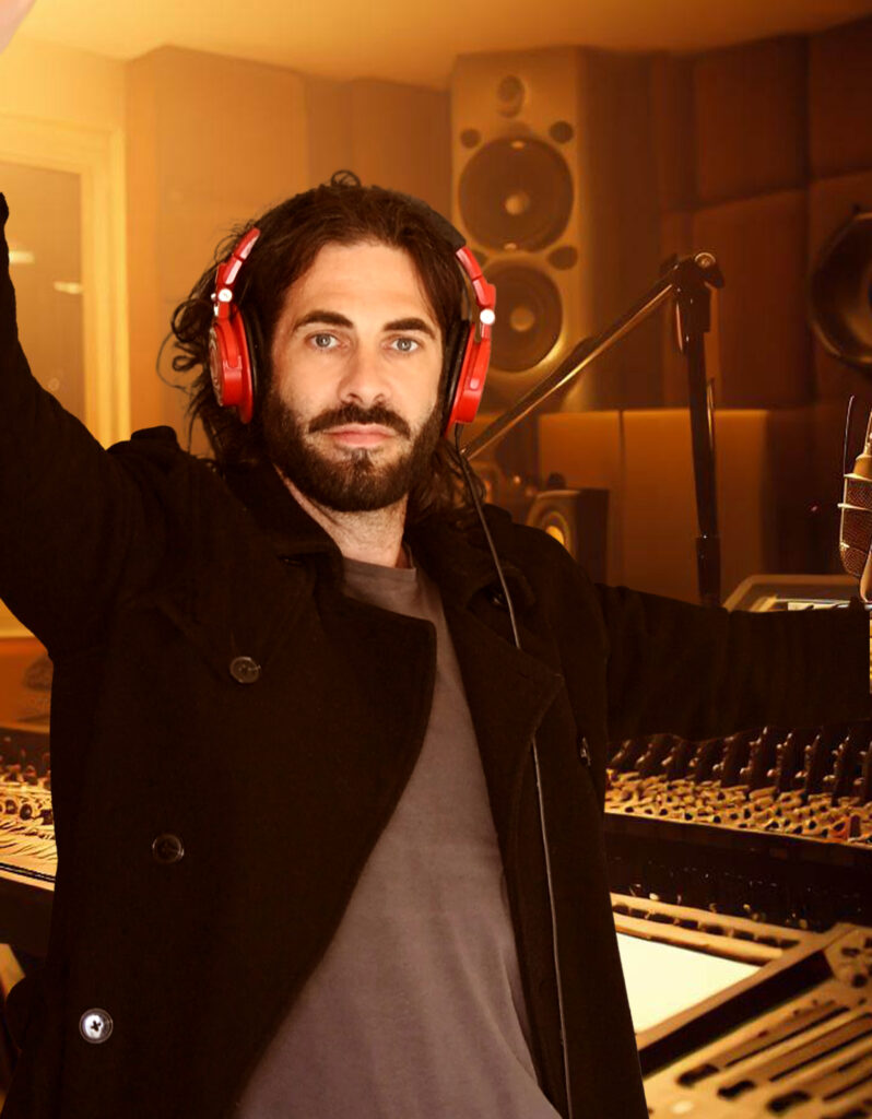 Ben in recording studio